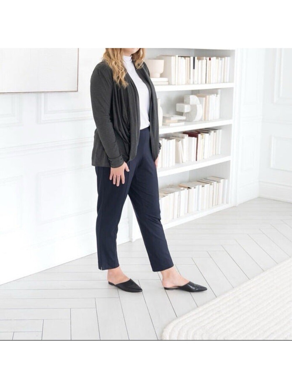 Encircled The Wanderer Slim Leg Pant Navy Blue Micromodal Made In Canada S — image 2 of 8